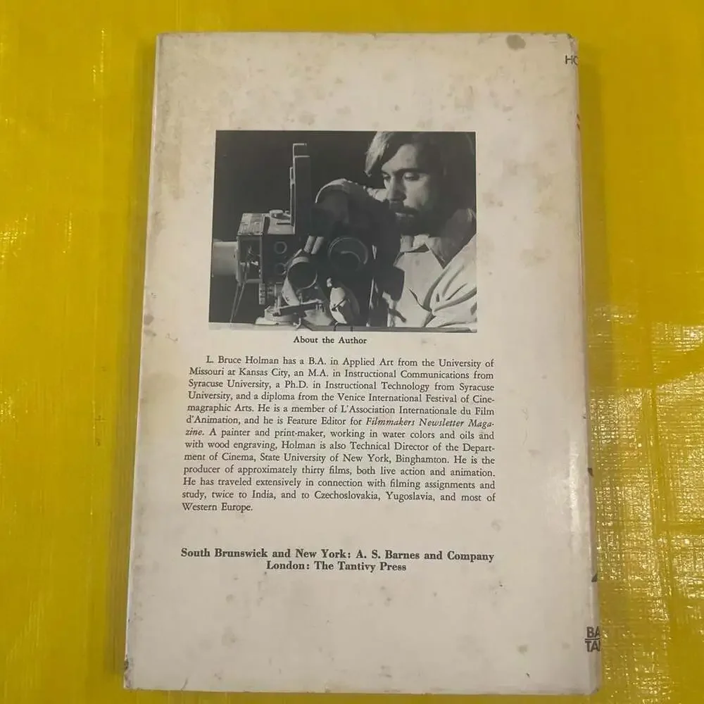 Puppet Animation in the Cinema: History & Technique by L. Bruce Holman (1975, Au